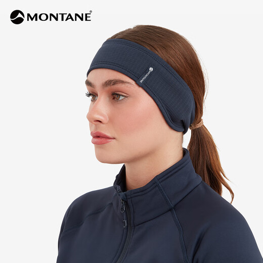 MONTANE盟泰恩PROTIUM HEADBAND抓绒运动头带 男女同款轻量高弹舒适越野 ECLIPSE BLUE 日蚀蓝 ONE SIZE
