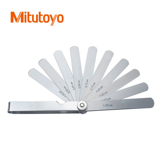 Japan Mitutoyo feeler gauge thickness gauge gap piece stainless steel plug gauge 184-313S/0.05-1mm/28P