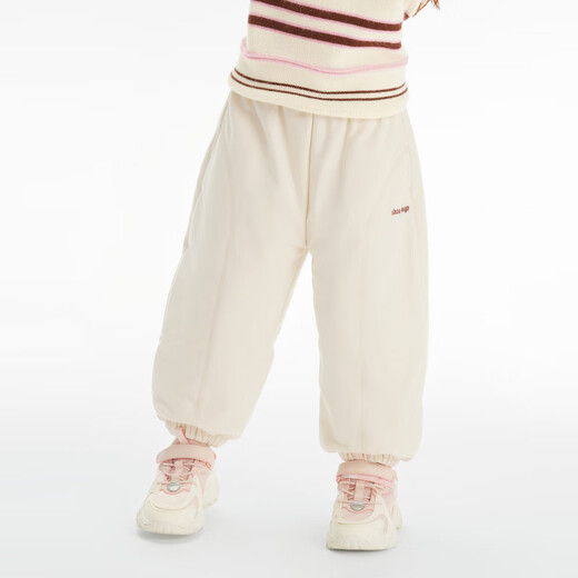 Balabala children's clothing children's trousers boys and girls baby leggings trousers autumn and winter loose and versatile casual pants light khaki 50311 110 cm