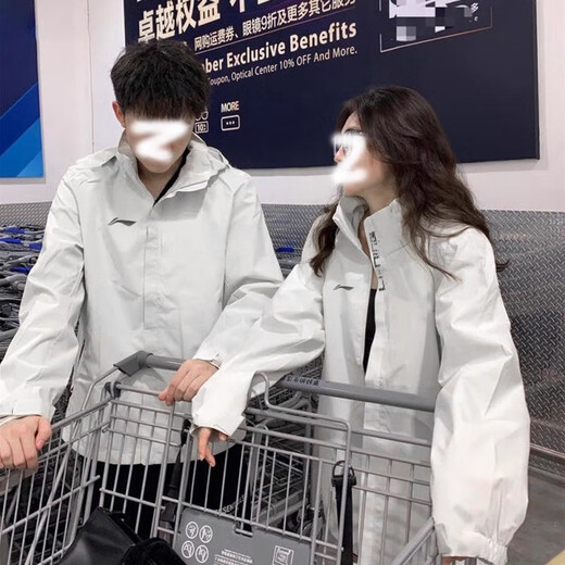 李宁风衣外套2024健身系列秋季男款休闲防风连帽运动服防泼水百搭上衣 黑色 AFDT753-1 L