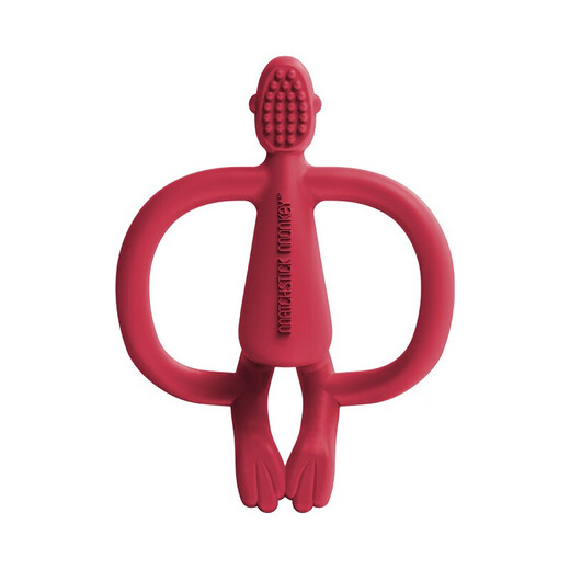 MATCHSTICK MONKEY British Match Monkey Oral Teether Antibacterial Silicone Baby Soothing Chews Light Blue with Final Payment 1 Pack + 8 Gifts