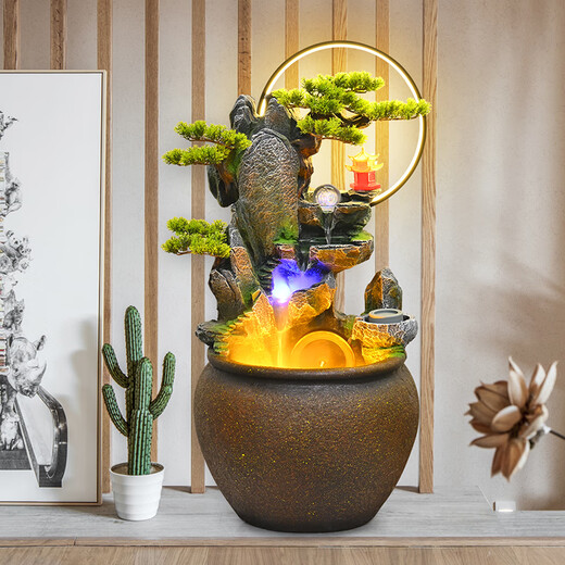 
Chenggong water ornaments circulating water fountain Fengshui wheel office courtyard balcony decoration landscape opening housewarming gift 6629