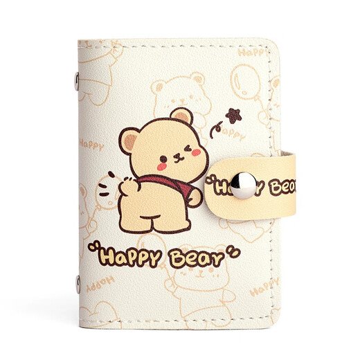 MAIWEINI card bag large capacity multiple card slots mini cute all-in-one bag business card holder ID card driver's license bank card holder for men and women Pacha dog 22 card slots