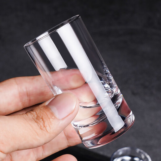 VINOS imported crystal glass white wine cup high-end one-two-two tasting wine spirits cup home with cup holder wine dispenser set 100ml two-two cups 6 pieces