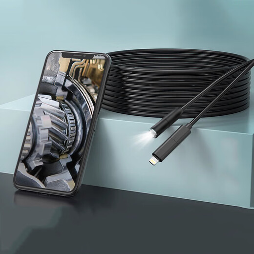 Honggong Industrial Endoscope Car Maintenance HD Camera Wireless Mobile Phone Probe 5.5mm Lens 5 Meter Hard Wire