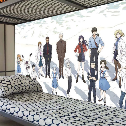 Carloland New Age Evangelion End Animation Poster Eva Asuka Aya Ri Door Bedroom Statter Wall Fy (PP) 1047 Ancho 100 cm-altura 60 cm