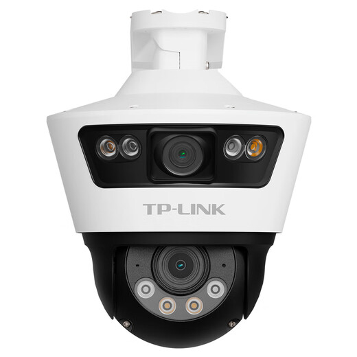 Uso del hogar de la cámara de vigilancia de TP-Link, máquina inalámbrica de polo impermeable al aire libre de alta definición, visualización remota de la aplicación móvil en el hogar, Visión nocturna infrarroja a todo color Monitor de versión gimbal gimbal de 360 grados [Lente dual | Pantalla dual] 6 millones de la versión estándar de 64 GB [tarjeta de actualización gratuita 128 GB]
