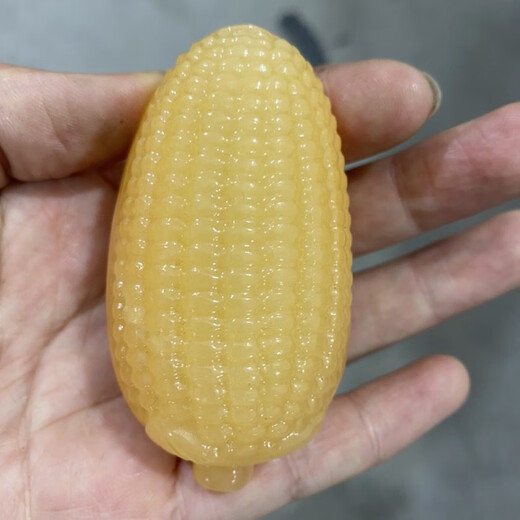 Yiqinxuan Beige Jade Handle Piece Jade Fruitful Pendant Men's Handlepiece