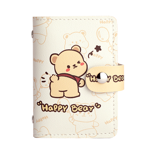 MAIWEINI card bag large capacity multiple card slots mini cute all-in-one bag business card holder ID card driver's license bank card holder for men and women Pacha dog 22 card slots