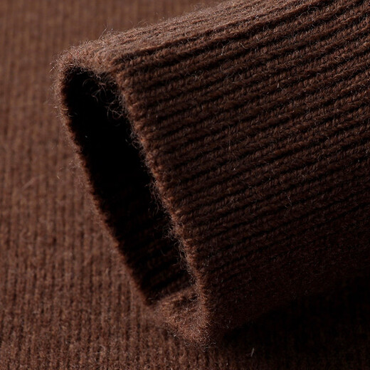 Hengyuanxiang 100% pure wool sweater men's autumn and winter long-sleeved sweater men's lapel wool casual bottoming shirt men's sweater trendy brand medium gray M 170/48/105