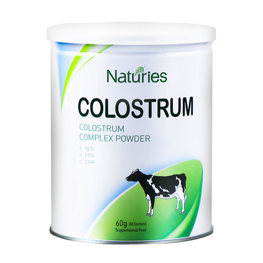 Naturies Neuseeland Colostrum Pulver Naturies verstärkt Immunglobulin Molke Ferritin Kinderresistenz 3 Flaschen