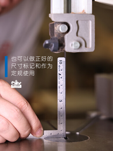 科至途定制日本亲和高精度曲尺直角尺小型不锈钢迷你尺正反同刻度10/ 3 3寸法师105CM12101