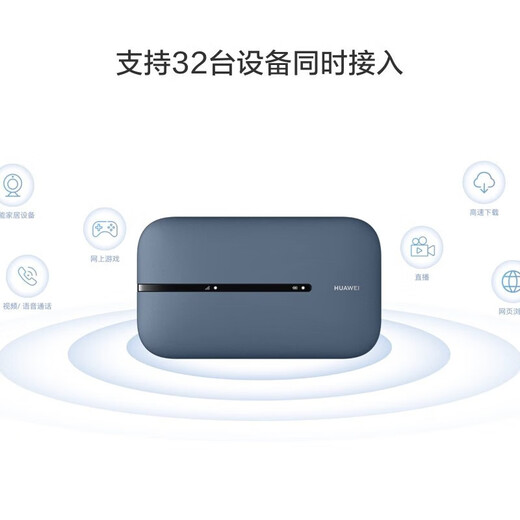 Huawei portable wifi3pro mobile wireless wifi card-free accompanying 4g portable wireless network car non-wifi6 three-net national unlimited traffic 2025 model 5g AX15B accompanying WiFi3 Pro blue