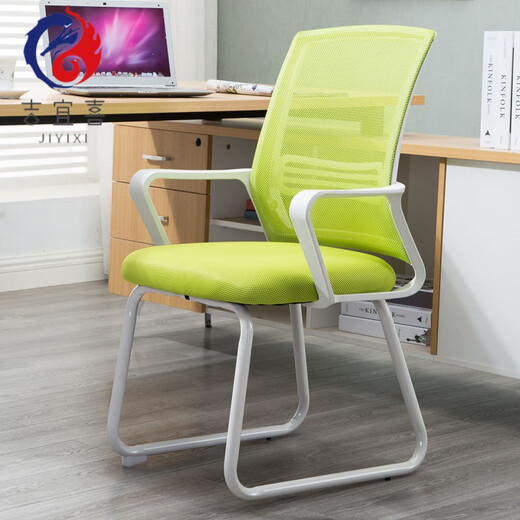 Computer chair Gaming chair Computer chair Home study comfortable sedentary chair Middle school student chair Simple and strong Writing chair Black frame blue mesh Steel Black armrests Black