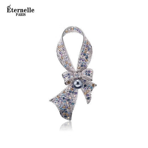 Eternelle French timeless elegance brooch, fashionable and versatile corsage accessories, coat collar pin, birthday gift