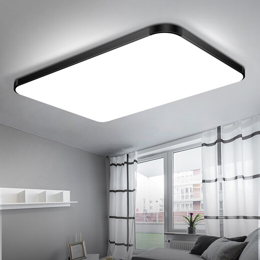 MicroLED ceiling lamp rectangular living room lamp simple modern atmospheric bedroom lamp study room lamp 30*30cm super bright white light