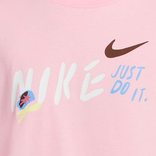
Nike (NIKE) Nike women's short-sleeved summer new sportswear loose round neck half-sleeved T-shirt FJ7714-690 L