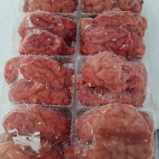 Jiluxian Sheep Brain Fresh Halal Sheep Brain Fresh Frozen Sheep Brain Marrow Brain Flower Fresh Sheep Brain Vacuum Raw Sheep Brain Whole Sheep Brain 1 Jin Jin is equal to 0.5 kg, about 5 pairs