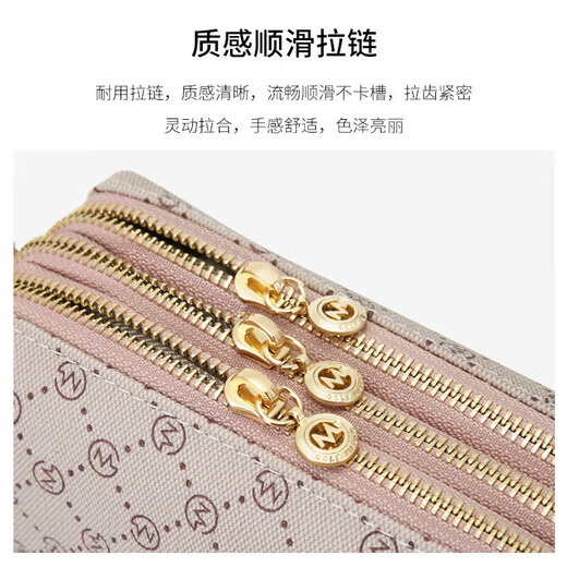 Golf (Golf) Clutch-Tasche Frauenbeutel große Kapazität Dreischichtiger Handgrabung Tasche Long Coin Wallet Bag Mobiltasche Frauenbeutel Frauenbeutel