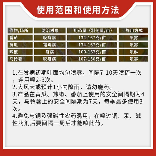 Jiwu Downy Mildew Phytophthora Crimonylurea Manganese Zinc 72% Cucumber Tomato Late Blight Downy Mildew Phytophthora Pesticide Jiwu Pesticide 25g