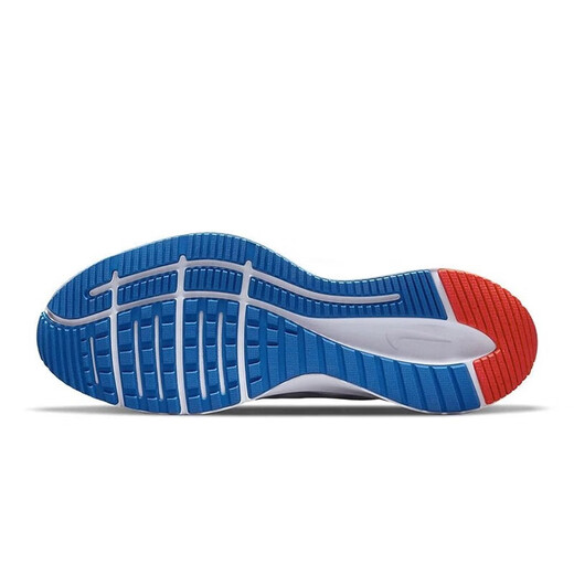 Nike (NIKE) men's shoes 2025 new summer sports shoes REVOLUTION 8 cushioning shoes barefoot casual shoes DA1105-101 white multicolor blue bright dark red 40.5