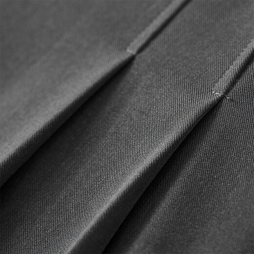 Shandubila temperament commuter skirt women's autumn and winter fashionable high-waisted pleated skirt mid-length A-line skirt dark gray M