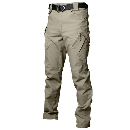 Archon Archon Spring and Autumn Outdoor Commuting Tactical Pants IX9 Combat Pants Military Fan Multifunctional Pocket Overalls Men IX9 Khaki XL Size Recommendation 160-180Jin Jin is equal to 0.5 kg