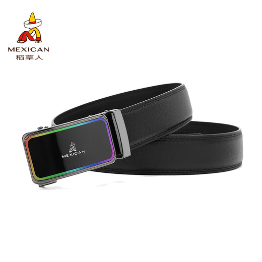 Scarecrow Men's Belt Men's Automatic Buckle Genuine Leather Business Casual Pants Belt New Year's Gift for Boys' Dads