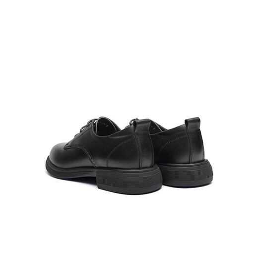 
Red Dragonfly Women's Shoes New Women's Single Shoes British Style Small Leather Shoes Thick Heels Professional Work Shoes WTB13570 Black 36