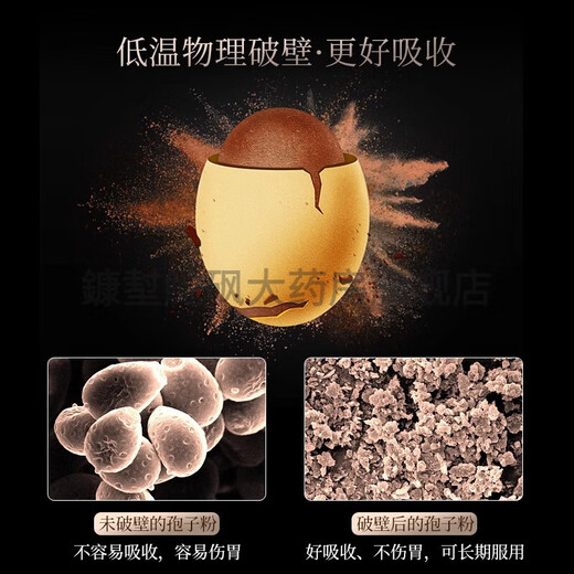
Kangxiaolai Breaking Wall Ganoderma lucidum spore powder capsule official genuine product enhances immunity and gives parents a pharmacy flagship official website for those with low immunity 1 can
