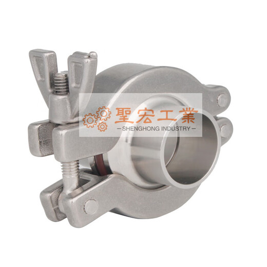 304 stainless steel vacuum welding quick connector set quick clamp snap-on end pipe fittings kf16kf25 KF50/chuck 75 L=50 set