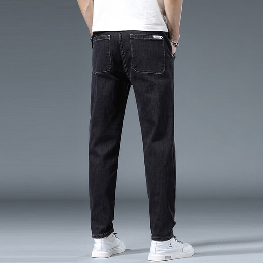 
Woodpecker Jeans Men's Loose Casual Men's Pants Spring and Summer Trousers 2025 New Fashion Brand Straight-Pin-One Paired Pants Men's Clothing 866 Gray 30