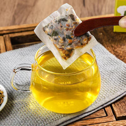 Peking Tongrentang Qingqian Liu Tee Mais Rasur Maulbeerblatt Tee Burdock Wurzel getrockneter Hawthorn Lotus Blatt Ernährung Gesundheit Tee Trinken Teebeutel eingeweicht in Wassergetränk 150g Box