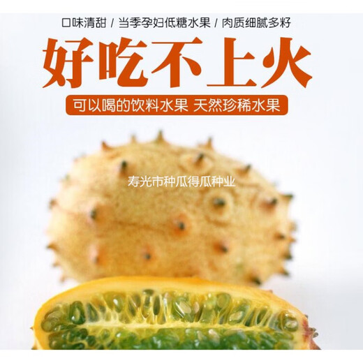 Fire ginseng fruit Mars fruit kiwi fruit thorn melon fruit seeds spring and summer climbing vines four seasons balcony potted field 20 capsules