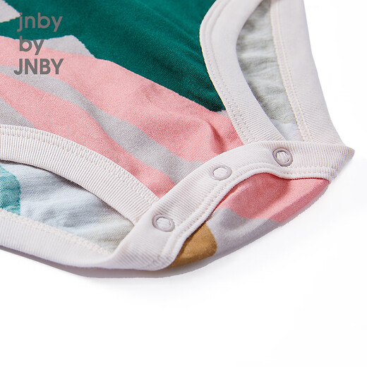 jnby by JNBY [Jiangnan Buddies Baby] Onesie Short Skirt Set Summer Cute Printed Mesh Girl Baby YM3H20610 690 Mixed Powder 90 cm