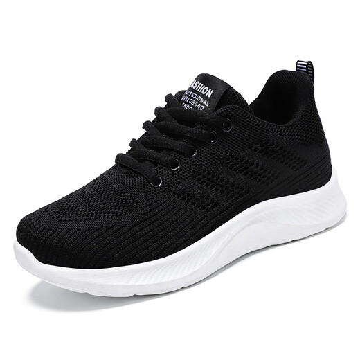 Women's Foot Shoes Women's Lijian New Soft Sole Casual Sports Breathable Single Shoes Feimao Mesh Shoes Running Shoes DZ-H831 Purple (No Box Bag) 38