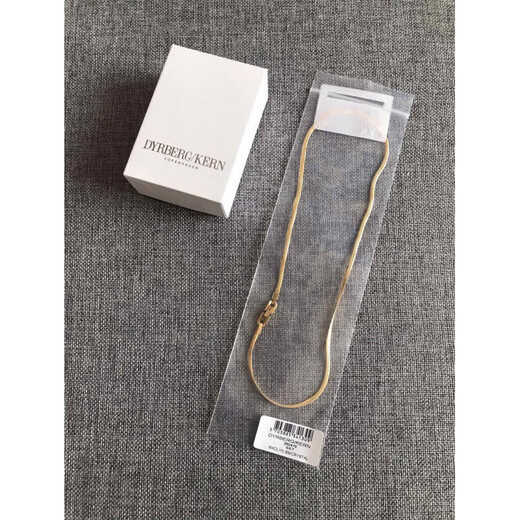 Fat Donglai same style snake bone necklace 18K gold Danish fashion brand DYRBERG/KERN fashion medical steel thick plated clavicle