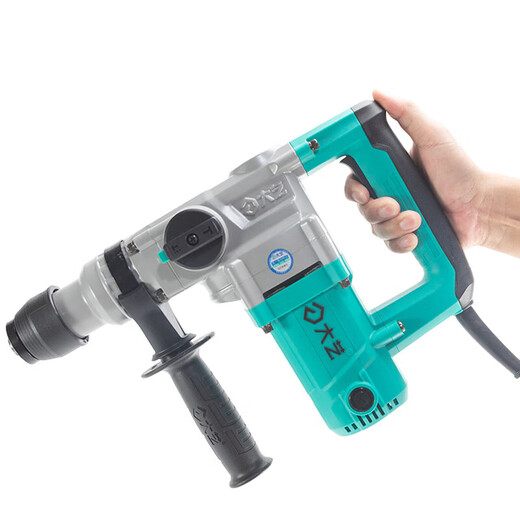 Ouoety Quadratgrad Elektrische Hammer Elektrische Pickel 02-26S Industrial Grade Pure Copper Heavy Duty Electric Pick Beton Impact Drill Elektrowerkzeug 6630 Dual-Gebrauch [1050W Standard]