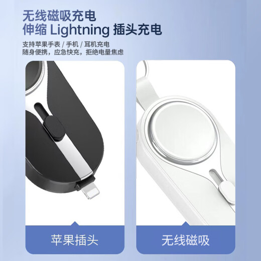 WITGOER [2000mAh] suitable for Apple watch charger power bank applewatch wireless magnetic suction iwatch universal S8/7/6/SE/Ultra two-in-one