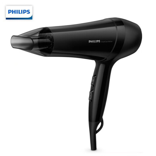 Philips (PHILIPS) hair dryer is a must-have for entry-level constant temperature hair care household high-power quick-drying BHC020/05 black
