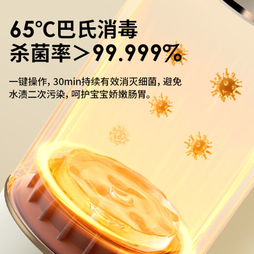 小白熊SnowBear无线便携式恒温壶婴儿水壶保温水杯外出泡奶电热杯热烧水壶 5073