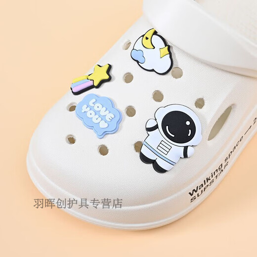 Wei Jie Children's Slippers Мужские 4-6-летние детские туфли для детей в летних ношении антиколетных пляжных туфель с толстыми пляжами детская милая комната Горячая распродажа: 6227 метров белый-бас-легкий год 24-25 [внутренняя длина 170 мм]]