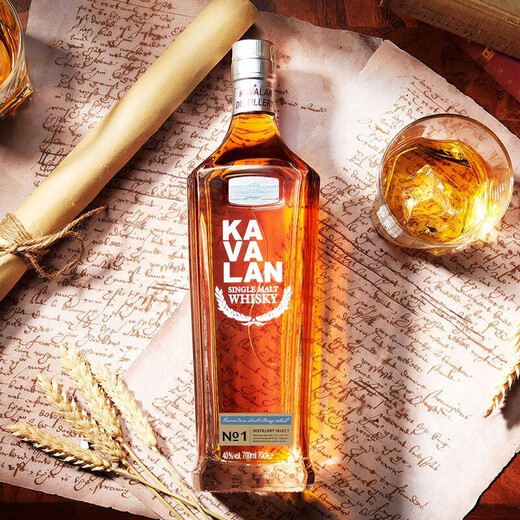 Kavalan Licensed Gold Car Karmalan Whisky Kavalan Taiwan Gold Car Single Malt Whisky Vin étranger Karmalan Zhenxuan No. 1 700ml 1 Bouteille