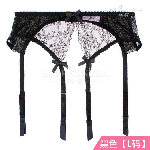Strumpfgürtel, kleberbezogene Schnalle, Metallschnalle, Bandstumpf, europäischer und amerikanischer Stil, Strümpfe und Strümpfezubehör, 0301, Black M Code, Einzelgröße