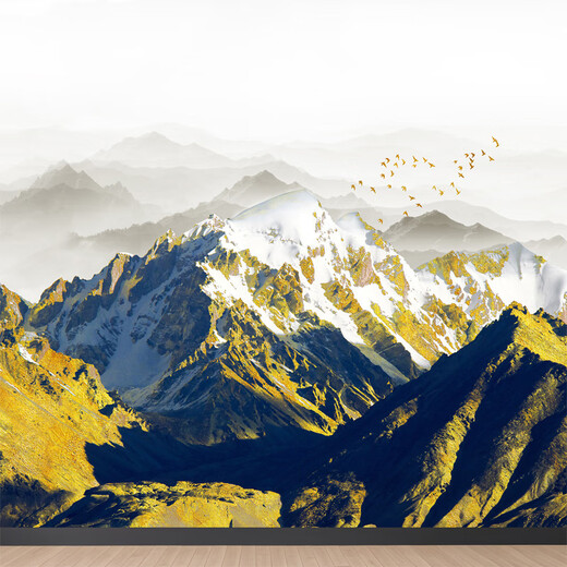 Miaobeiyu nature landscape decorative painting living room TV background wall forest grassland landscape painting self-adhesive painting simple 3D painting Gold Source 100cm*70cm Miaobeiyu nature landscape decorative painting living room TV background wall forest grassland landscape painting self-adhesive painting simple 3D painting Gold Source 100cm*70cm