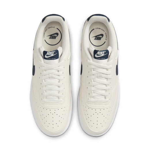 
Nike (NIKE) official ship store men's shoes summer sports shoes COURT non-slip wear-resistant low-top shoes fashionable and comfortable casual shoes HQ4867-101/simplified version Air Force One/white dark blue 42.5