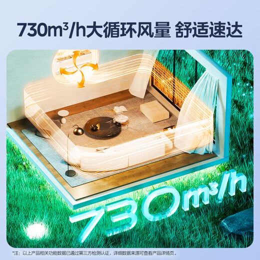 Midea Air Conditioner Cool Power Saving Pro Large 1 HP New Level Energy Efficiency Variable Frequency Heating and Cooling Double Row Copper Tube Evaporator Bedroom Energy Saving Air Conditioner Hang-up KFR-26GW/N8KS1-1P