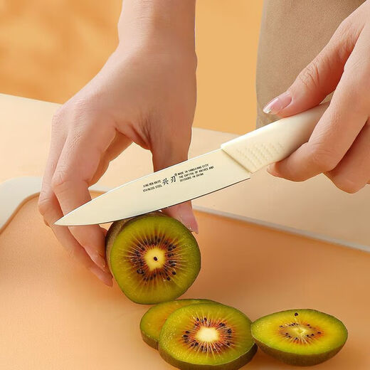 Couteau à fruits ensemble de trois pièces ciseaux en acier inoxydable ménage melon et couteau à fruits ensemble de couteau de dortoir de cuisine de qualité alimentaire ensemble de couteau à fruits ensemble de trois pièces