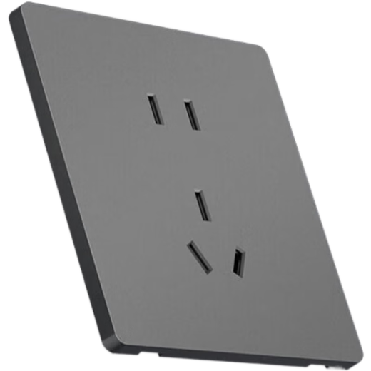 
TEP International Electrician 86 Gray Ultra-thin Matte Switch Socket Panel Household 16A Concealed One-Open Five-Operated Large-Plate Frosted Air Conditioner Five-Operated Socket (10A) (Sample Price is limited to one piece)