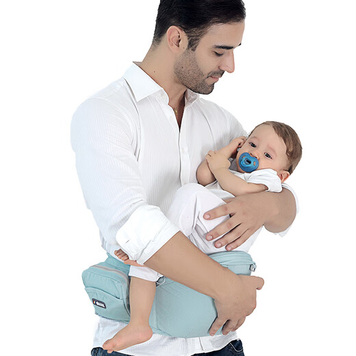 Kleidung Mutter Baby Taillenhocker Single Stool Leichtes Baby kann im Sommer im Sommer sitzen oder liegen.
